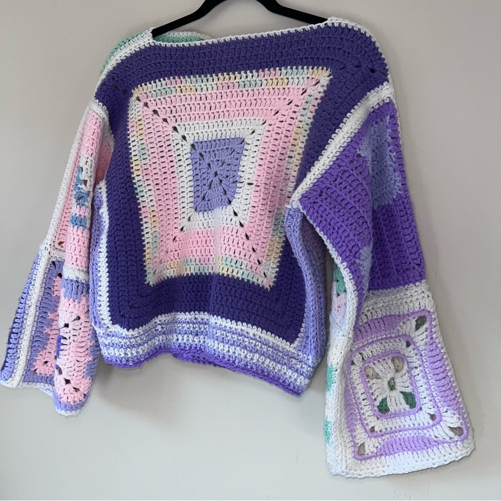 Granny Square Boho Top - Picture 6 of 7